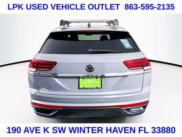 used 2021 Volkswagen Atlas Cross Sport car, priced at $20,122