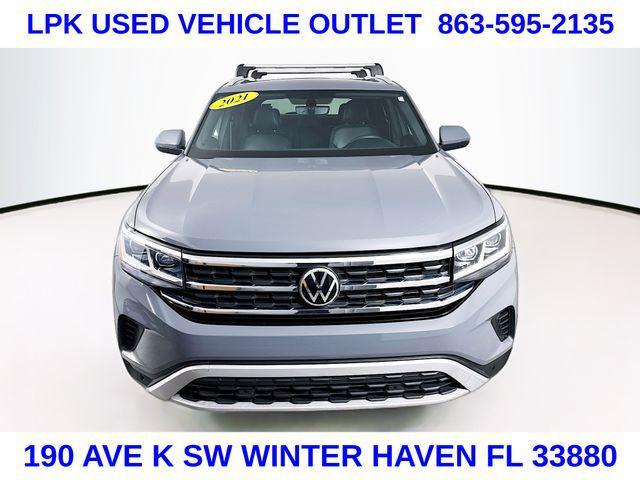 used 2021 Volkswagen Atlas Cross Sport car, priced at $20,122