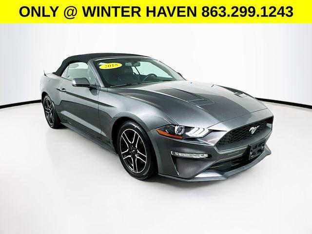 used 2018 Ford Mustang car, priced at $19,500