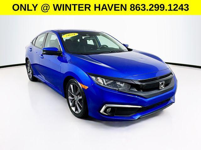 used 2021 Honda Civic car, priced at $17,100