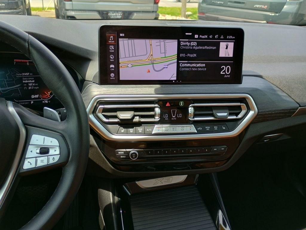 used 2023 BMW X3 car, priced at $34,410
