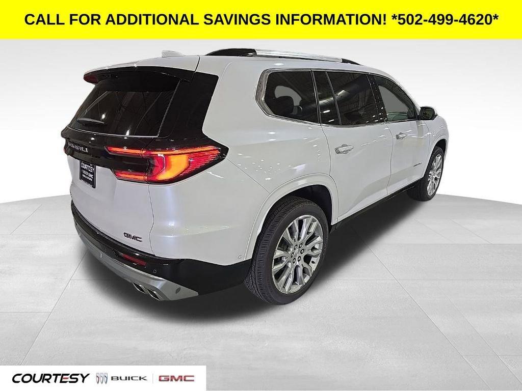 new 2025 GMC Acadia car, priced at $61,285