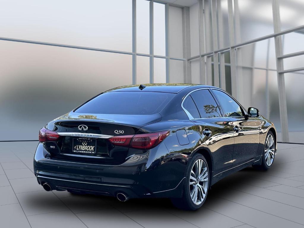 used 2022 INFINITI Q50 car, priced at $32,890