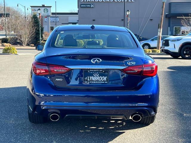 used 2022 INFINITI Q50 car, priced at $32,495