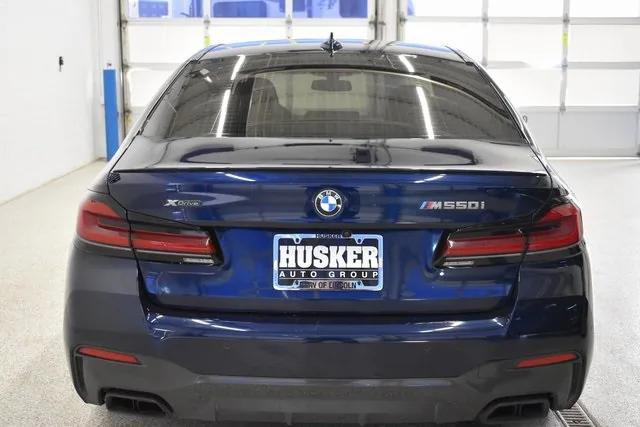 used 2022 BMW M550 car, priced at $56,798