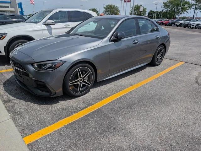 used 2022 Mercedes-Benz C-Class car, priced at $35,998