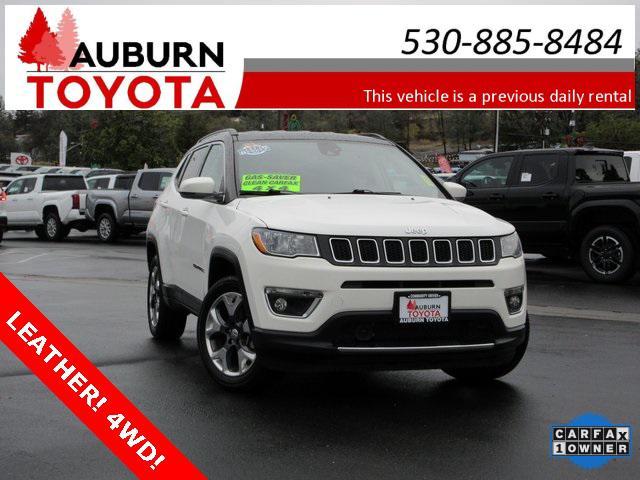 used 2021 Jeep Compass car, priced at $18,588