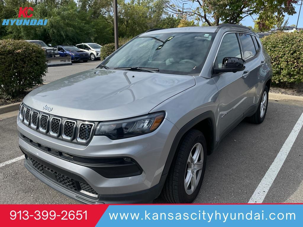 used 2023 Jeep Compass car, priced at $17,937
