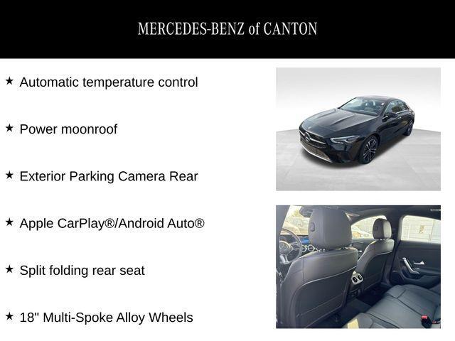 new 2025 Mercedes-Benz CLA 250 car, priced at $49,045