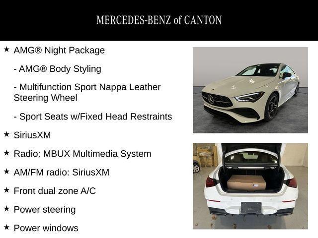 new 2024 Mercedes-Benz CLA 250 car, priced at $50,780