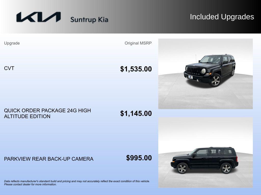 used 2017 Jeep Patriot car, priced at $9,555