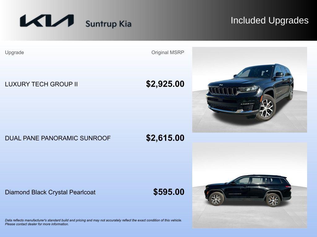 used 2024 Jeep Grand Cherokee L car, priced at $32,265