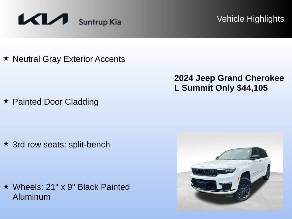 used 2024 Jeep Grand Cherokee L car, priced at $44,105