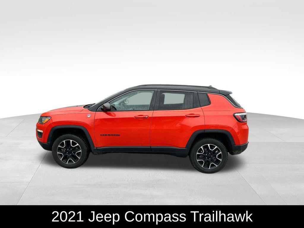 used 2021 Jeep Compass car, priced at $17,585