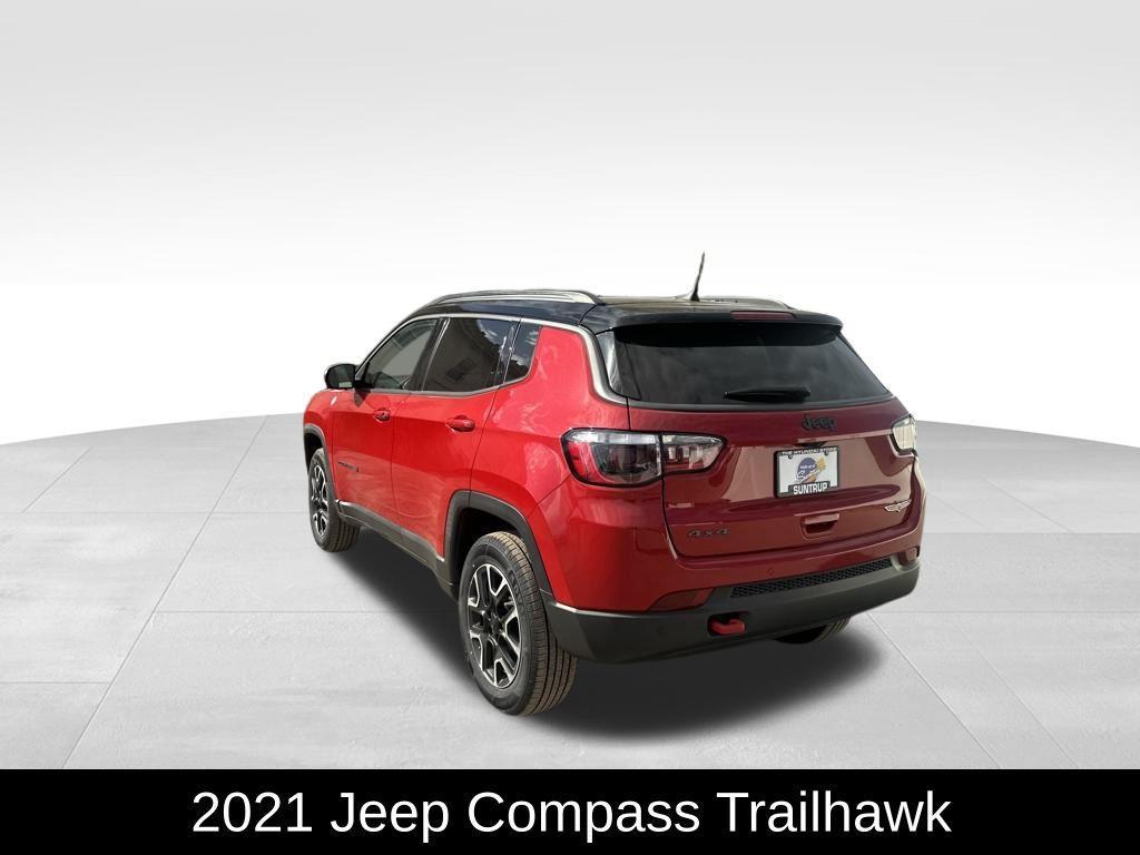used 2021 Jeep Compass car, priced at $22,585