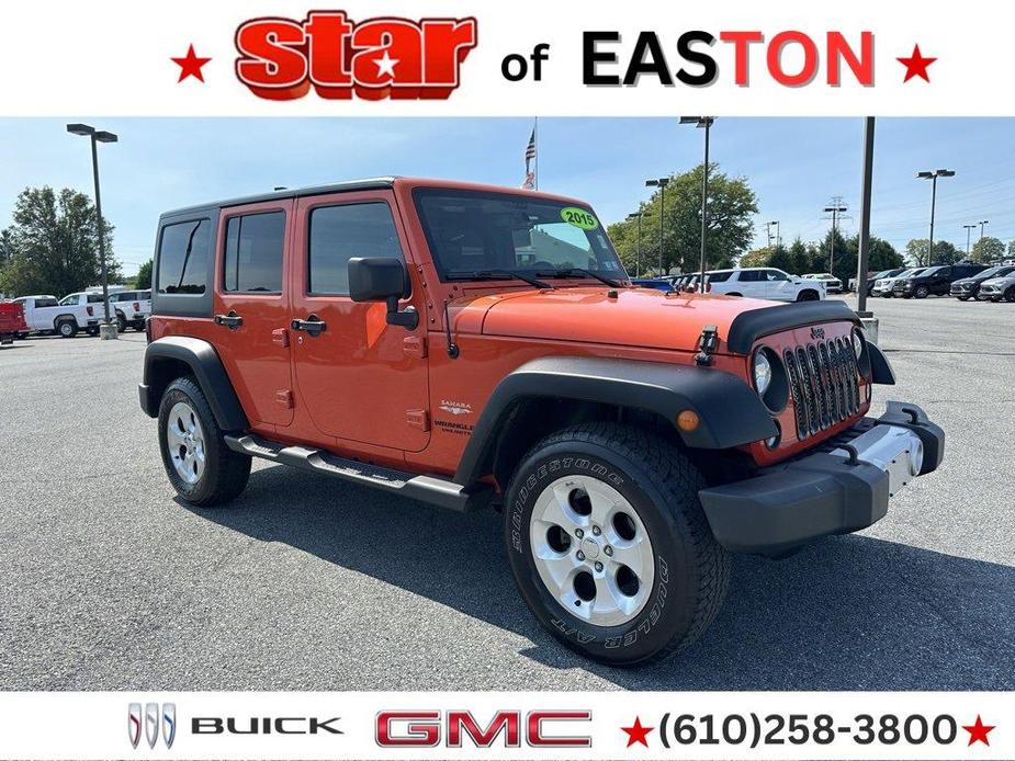 used 2015 Jeep Wrangler Unlimited car, priced at $16,541