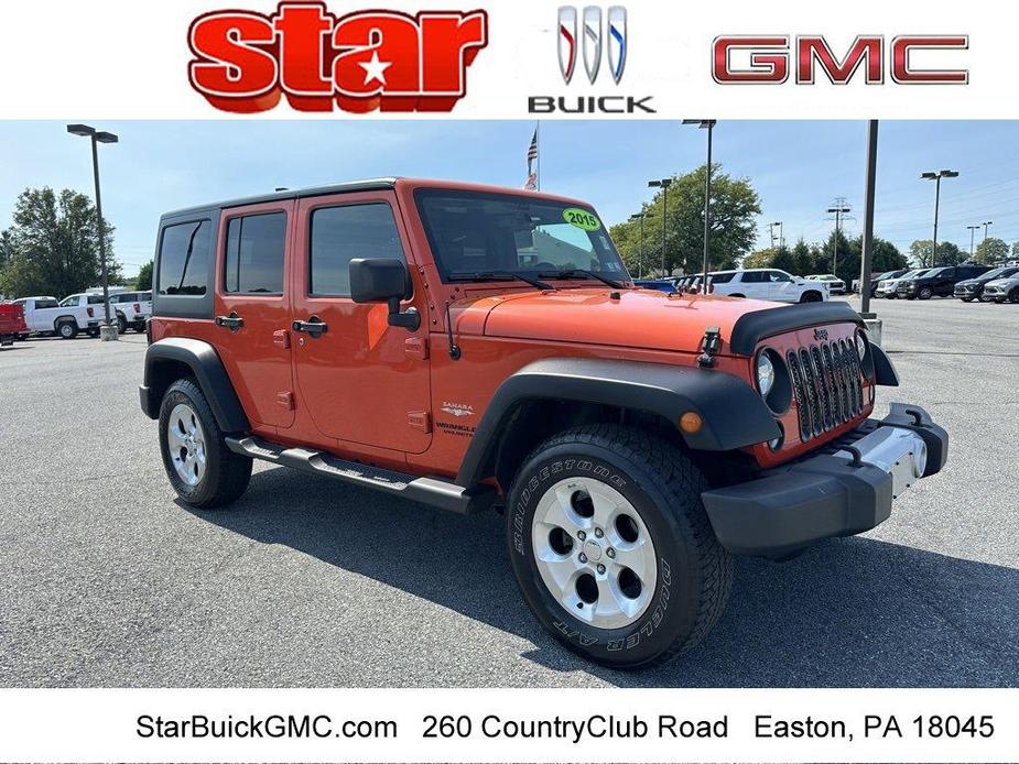 used 2015 Jeep Wrangler Unlimited car, priced at $16,861