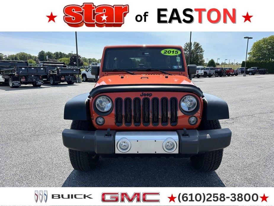 used 2015 Jeep Wrangler Unlimited car, priced at $16,541