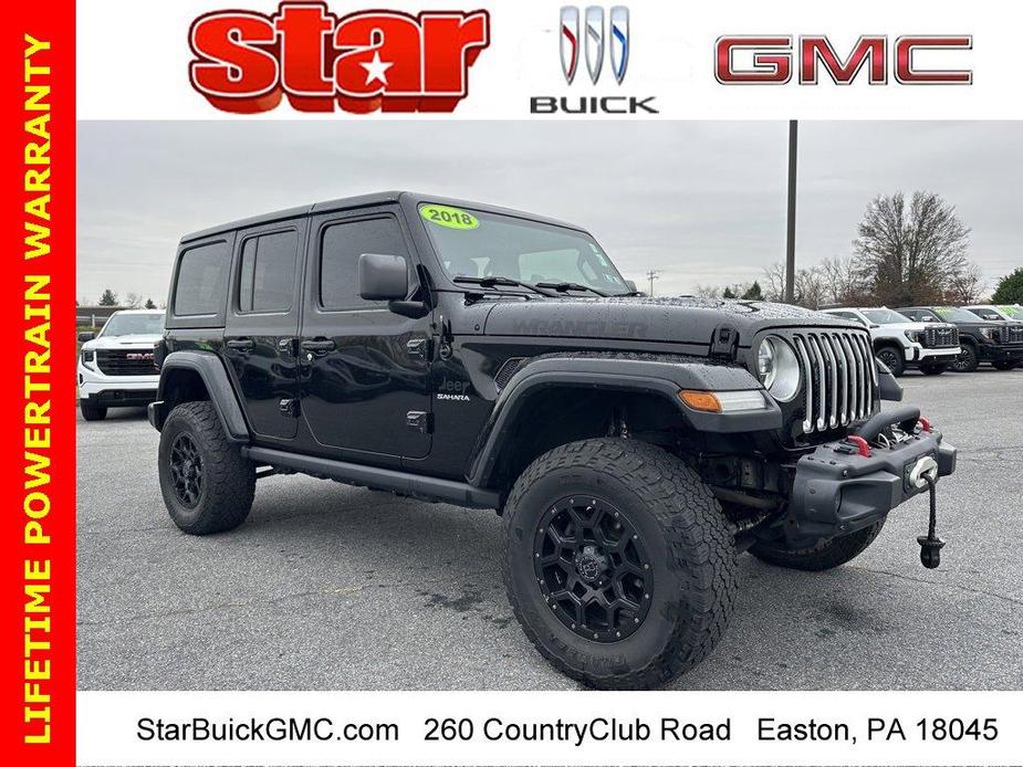 used 2018 Jeep Wrangler Unlimited car, priced at $29,657