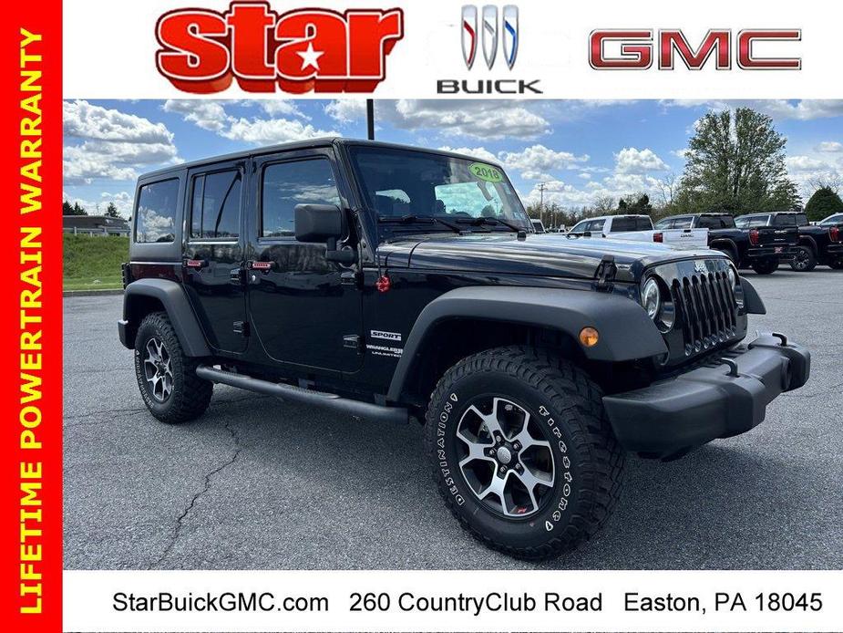 used 2018 Jeep Wrangler JK Unlimited car, priced at $24,313