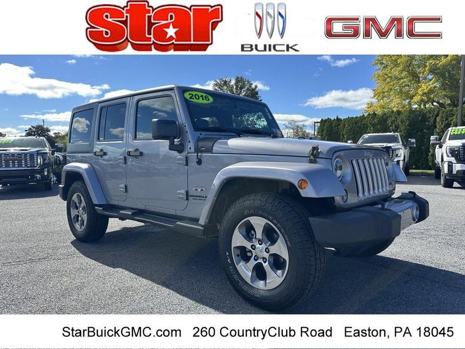 used 2016 Jeep Wrangler Unlimited car, priced at $20,361