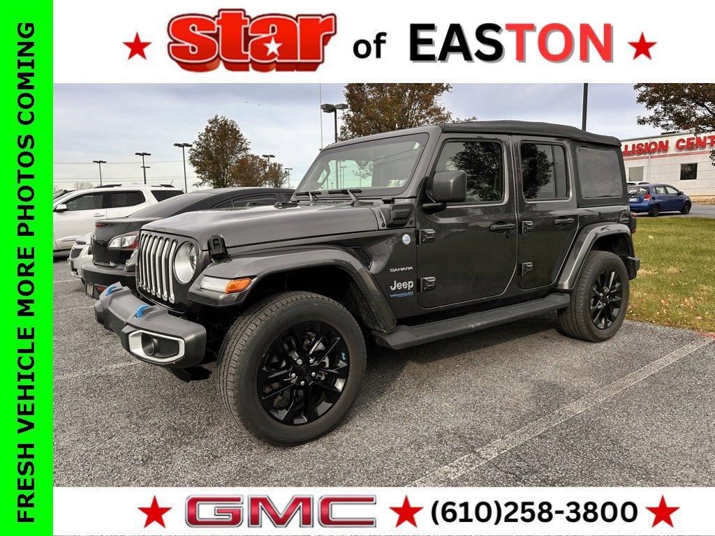 used 2022 Jeep Wrangler Unlimited 4xe car, priced at $33,854