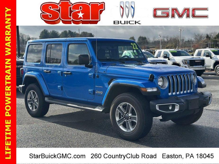 used 2022 Jeep Wrangler Unlimited car, priced at $36,852