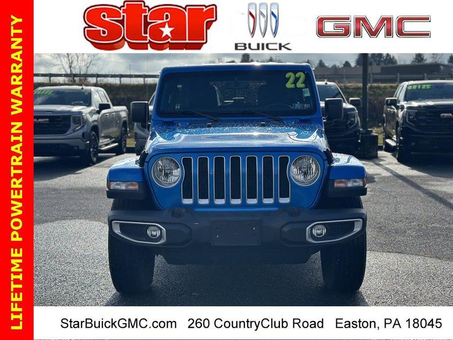 used 2022 Jeep Wrangler Unlimited car, priced at $36,852