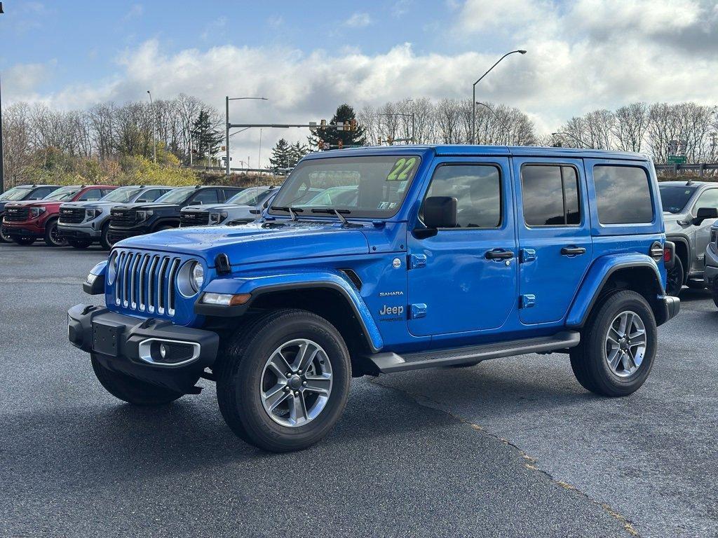 used 2022 Jeep Wrangler Unlimited car, priced at $36,852