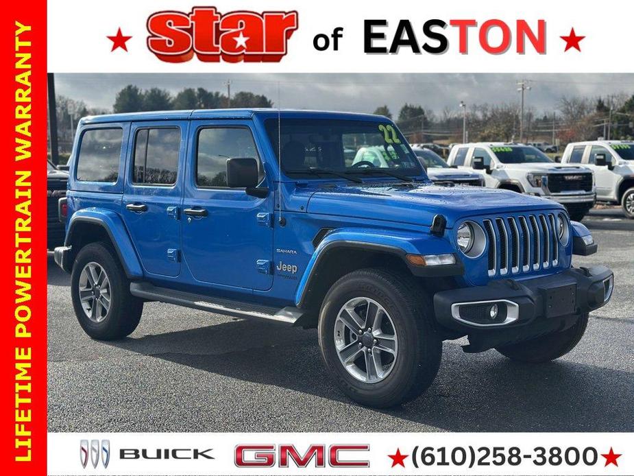 used 2022 Jeep Wrangler Unlimited car, priced at $36,349