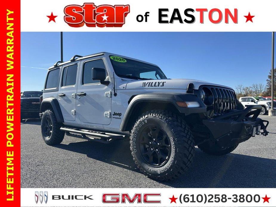 used 2020 Jeep Wrangler Unlimited car, priced at $29,695