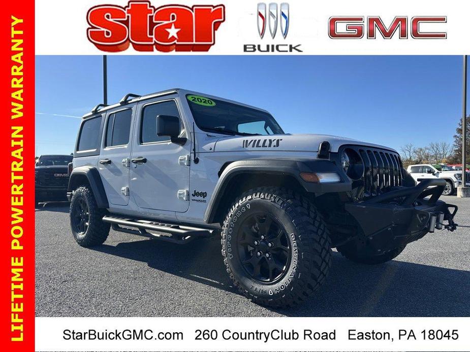 used 2020 Jeep Wrangler Unlimited car, priced at $30,119