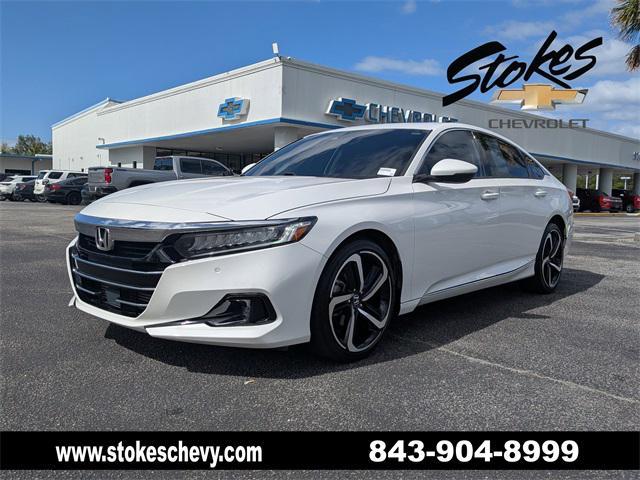 used 2021 Honda Accord car, priced at $25,500