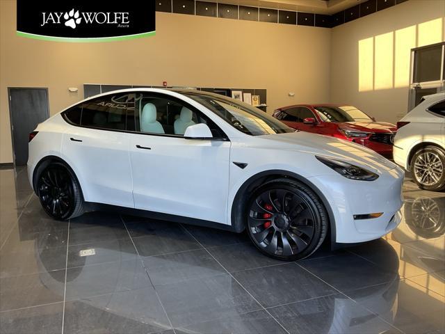 used 2022 Tesla Model Y car, priced at $30,000