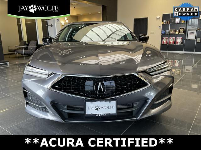 used 2021 Acura TLX car, priced at $28,700