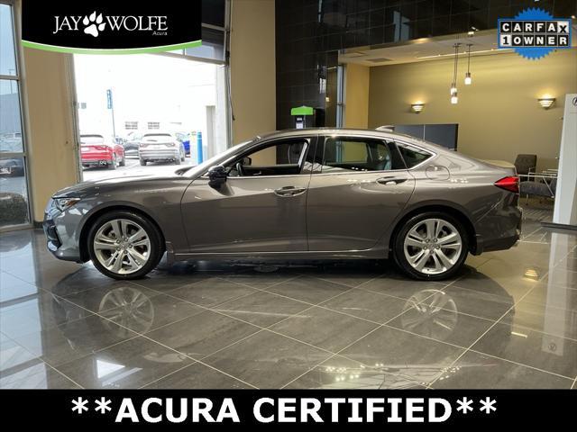 used 2021 Acura TLX car, priced at $28,700