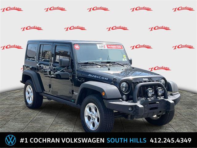 used 2015 Jeep Wrangler Unlimited car, priced at $18,599