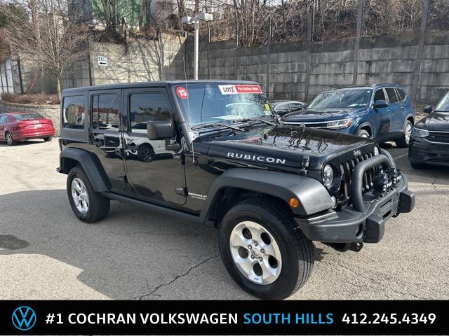 used 2015 Jeep Wrangler Unlimited car, priced at $21,861