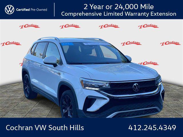 used 2023 Volkswagen Taos car, priced at $21,488
