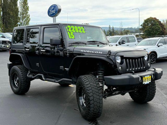 used 2015 Jeep Wrangler Unlimited car, priced at $18,991