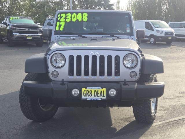 used 2017 Jeep Wrangler Unlimited car, priced at $18,991