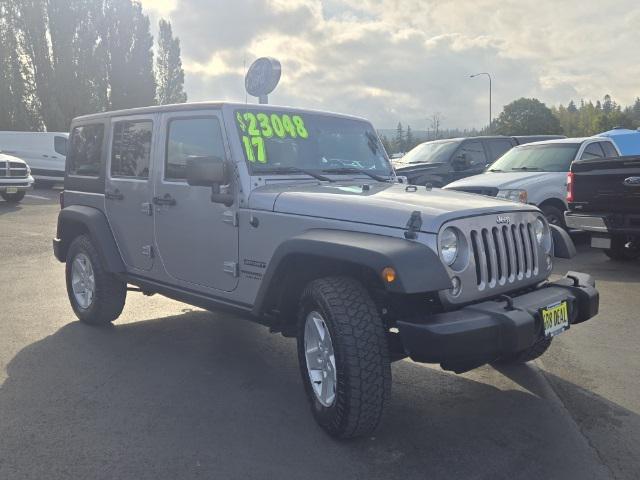 used 2017 Jeep Wrangler Unlimited car, priced at $18,991