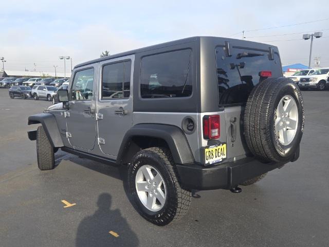 used 2017 Jeep Wrangler Unlimited car, priced at $18,991