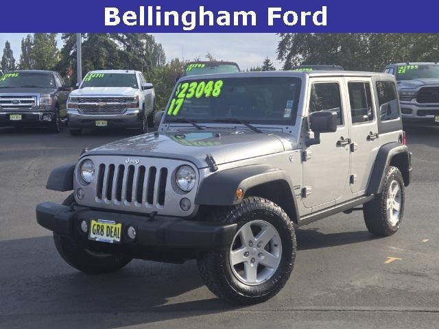 used 2017 Jeep Wrangler Unlimited car, priced at $18,991