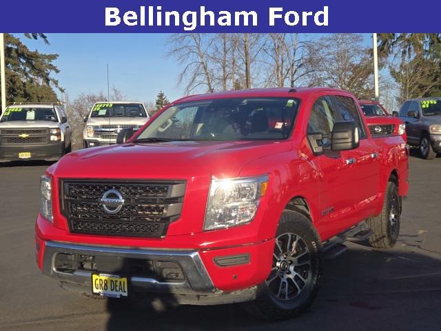 used 2021 Nissan Titan car, priced at $27,354