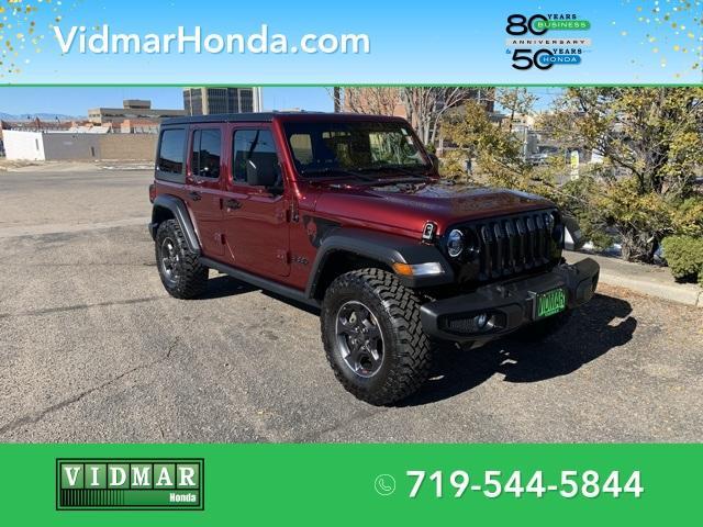 used 2021 Jeep Wrangler Unlimited car, priced at $32,670