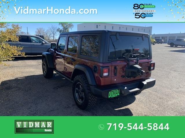 used 2021 Jeep Wrangler Unlimited car, priced at $32,670