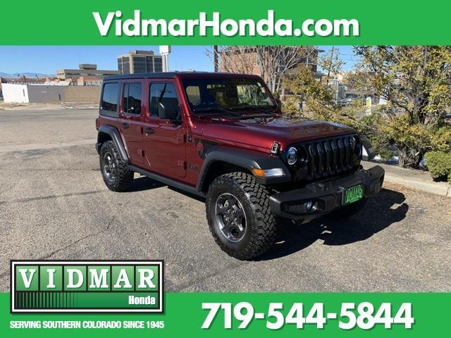 used 2021 Jeep Wrangler Unlimited car, priced at $33,084