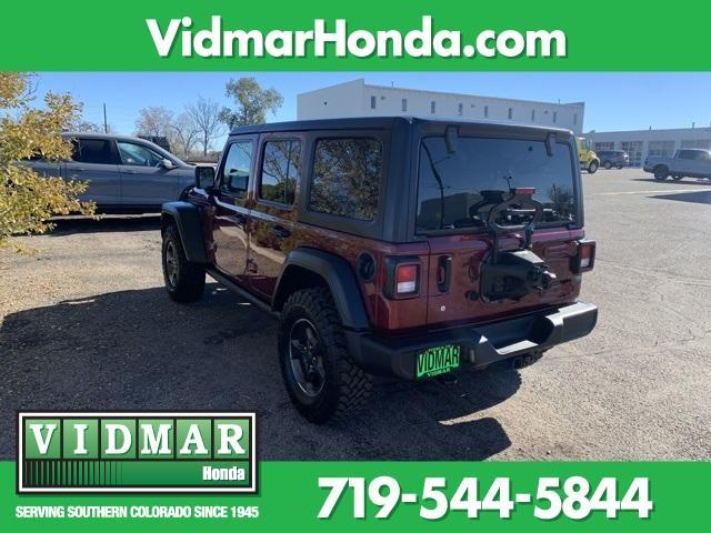 used 2021 Jeep Wrangler Unlimited car, priced at $33,084