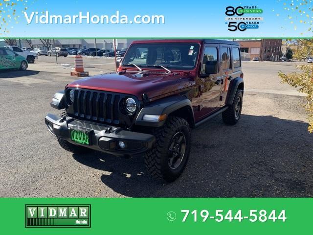 used 2021 Jeep Wrangler Unlimited car, priced at $32,670